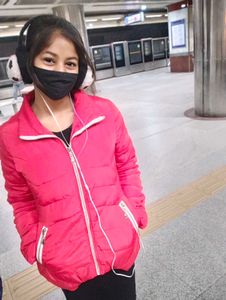 Stylish Red Puffer Jacket