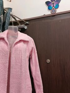 Pink Soft Cardigan Coat