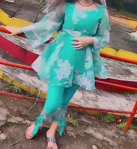 Elegant Green Kurta Set