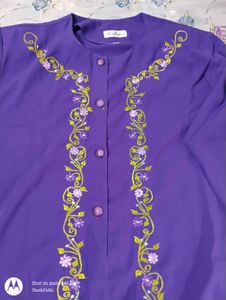 Color Abayaa With Embroidery New