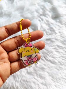 Sanrio Pompom Purin Keychain
