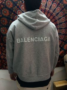 Gray Zip-Up Hoodie
