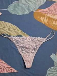 Lace Thong Panty five in imported fabric