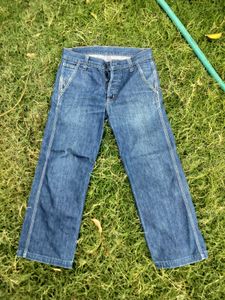 Wide Leg Denim Jeans