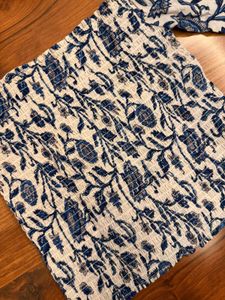 Floral Block Printed Top 💙
