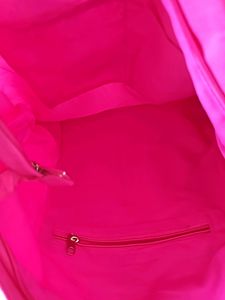 Pink Colour Large Tote Bag