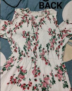 Offshoulder Floral Mini Dress