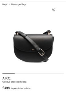 APC Geneve Crossbody Bag