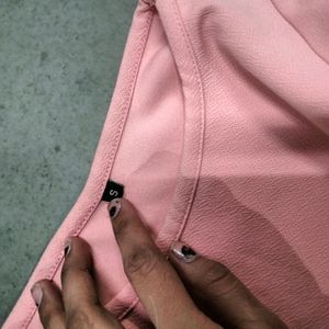 Peach colour Crop Top