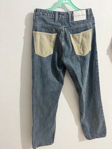 Bagy Fit Poket Colour Jeans Pant For Men&amp;women