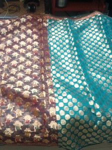 Embroidered Saree Fabric