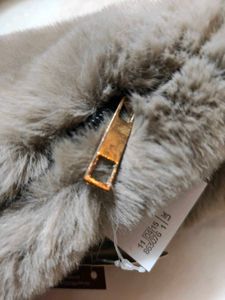Fur shoulder bag