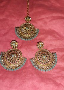 mangtika with eairring