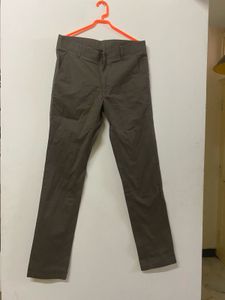 Brown Trousers Comfort Fit