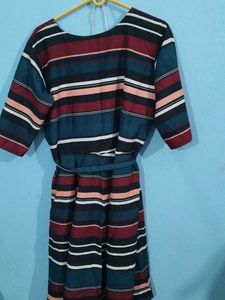 Striped Casual Dress