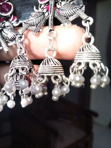 Silver Birds Classy Jhumkass