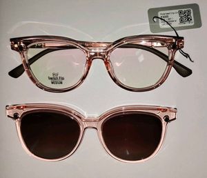 Lenskart Air Clip On Transparent Full Rim Round