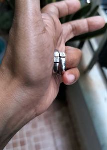 Silver 925 Couples Ring