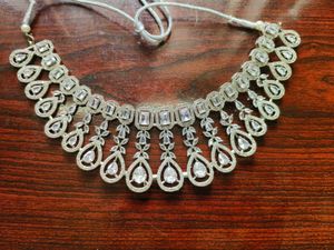 Delicate American Diamond AD Jwellery