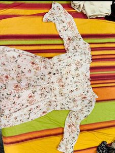 Floral Printed Long Dress