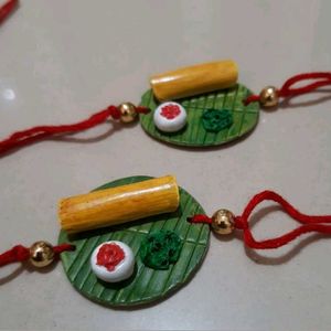 Clay Food Rakhis ✨