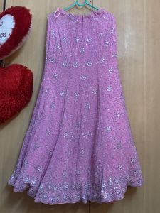 Pink And Wine Lehanga