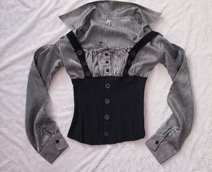 Striped Corset Top