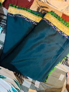 Elegant Green Saree with Blouse
