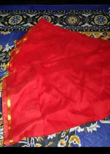 Red &amp; Gold saree