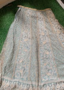 Crop Top Lahanga With Dupatta