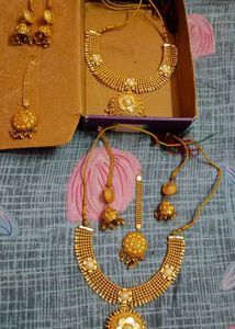 Gold Plated Jewelry Set. Two Sets