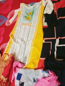 5 kurti 4. crape and handwork kurt