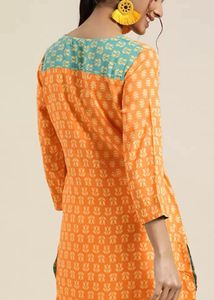 Floral Print Kurta - New With Tag