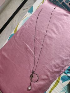 Black Metal Long Necklace