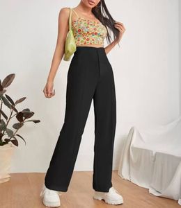 Elegant Black Wide Leg Pants