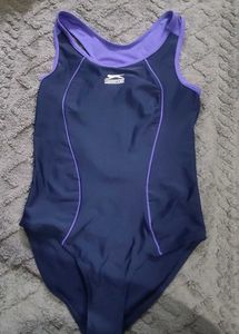 Girls Purple Blue Swimsuit
