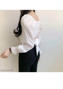 Hot White Cotton Crop Top