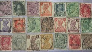 LOT OF 21 BRITISH INDIA Stamps