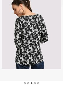 Tie Up Floral Printed Top
