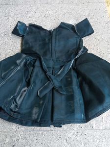 Emerald Green Girls Party Dress