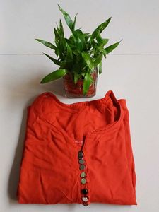 Elegant Orange Kurta