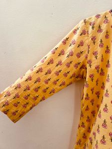 Beautiful Yellow Floral Tunic