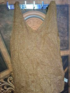 Sparkly Gold Tank Top