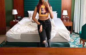 Ripped Black Wide Leg Jeans