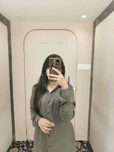 Olive Shirt Dress