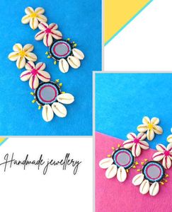 Seashell Flower Power Earrings