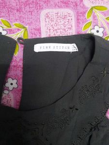 Cold Shoulder Black Top