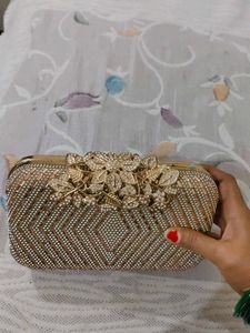 Elegant Gold Clutch Purse 👛