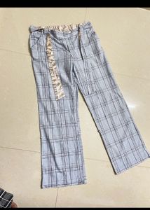 H&amp;M Shirt Check White &amp; H&amp;M Trouser