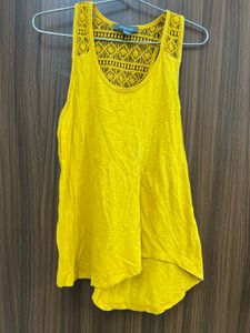 Bohemian Mustard Yellow Tank Top